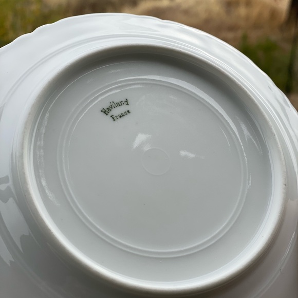 Haviland Dining Haviland Ranson France China Plate Solid White